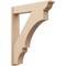 Ekena Millwork 7 1/2-in W x 38-in D x 46-in H Balboa Trad Rough Cedar Woodgrain TimberThane Outlooker, Primed Tan OUTUR075X38X46BOA04RCPR - alternate 1